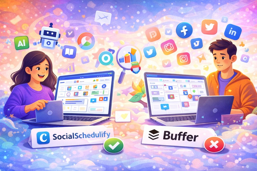 SocialSchedulify vs Buffer Comparison