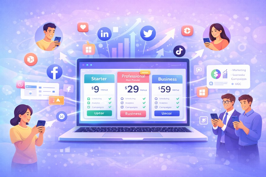SocialSchedulify Pricing Dashboard